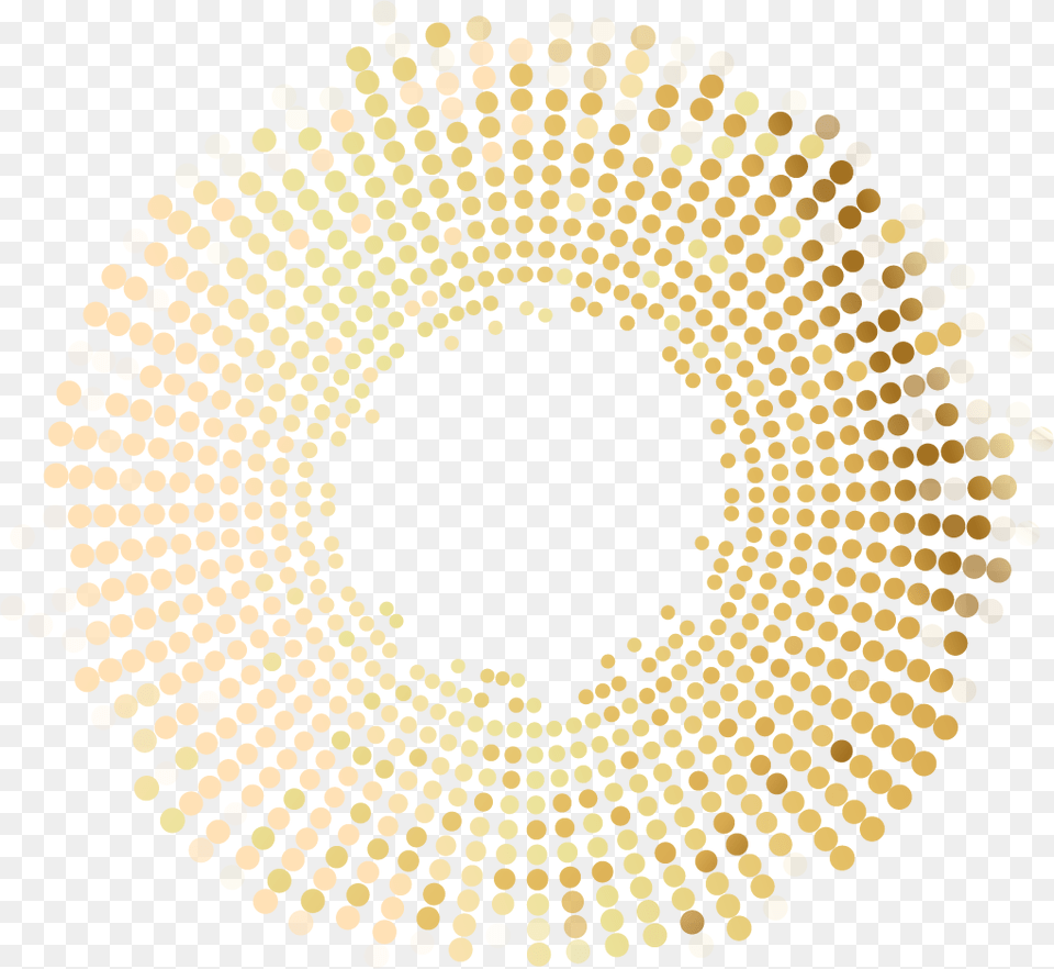 Clip Art Royalty Download Painted Golden Circle Halftone Splatter, Spiral, Accessories, Paper Free Transparent Png