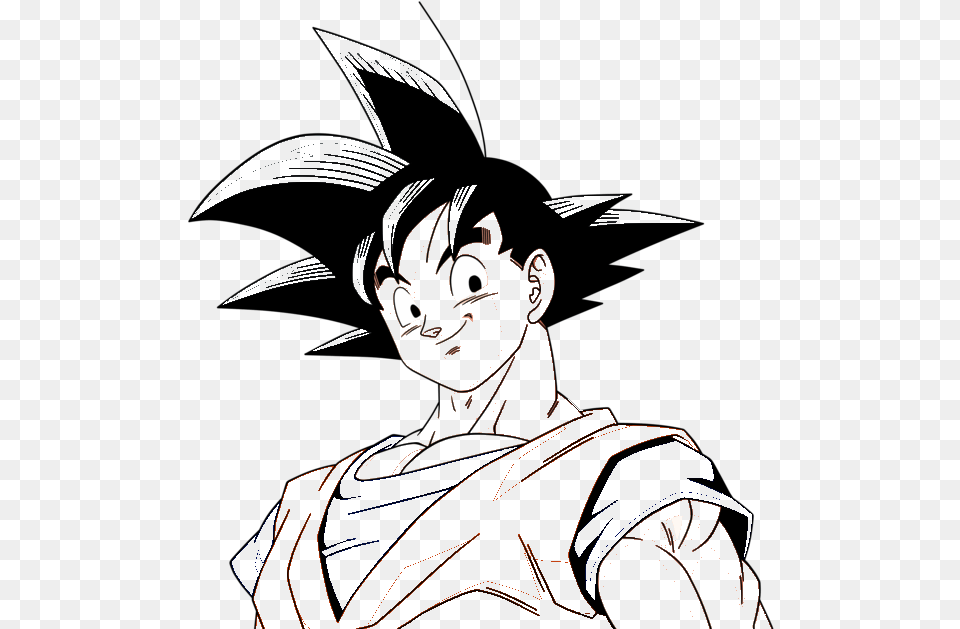 Clip Art Royalty Stock Lineart By Mjicarly On Coloring Pages Goku Dragon Ball, Adult, Person, Man, Male Free Transparent Png