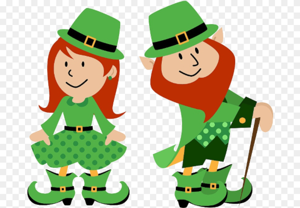 Clip Art Saint Patrick39s Day, Elf, Green, Head, Face Png Image