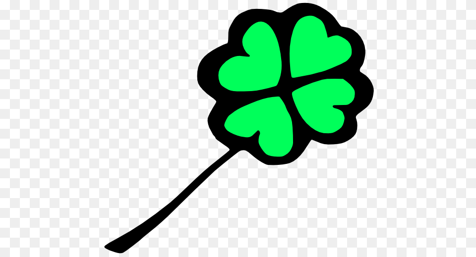 Clip Art Saint Pattys Four Leaf Clover Flower, Plant, Food, Sweets, Animal Free Png Download