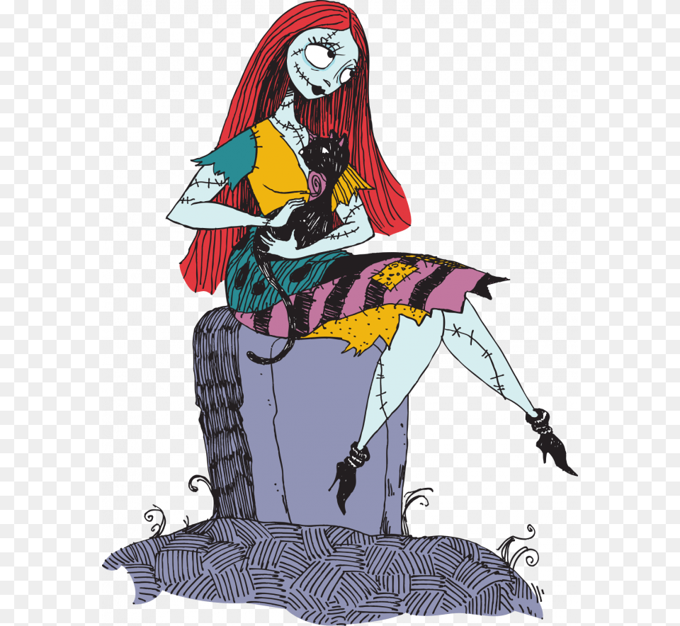Clip Art Sally Nightmare Before Christmas, Publication, Book, Comics, Adult Png Image