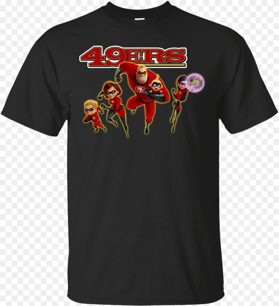 Clip Art San Francisco 49ers T Shirts The Incredibles Cincinnati Reds Shirts, T-shirt, Clothing, Adult, Person Free Png