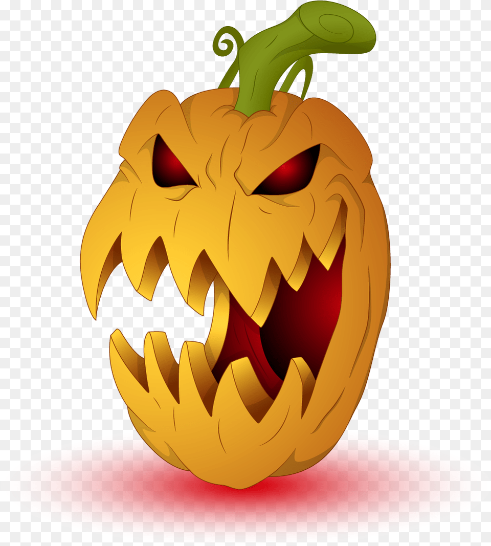 Clip Art Scary Pumpkin Clip Art Library Halloween Creepy Clip Art, Festival, Food, Plant, Produce Png Image