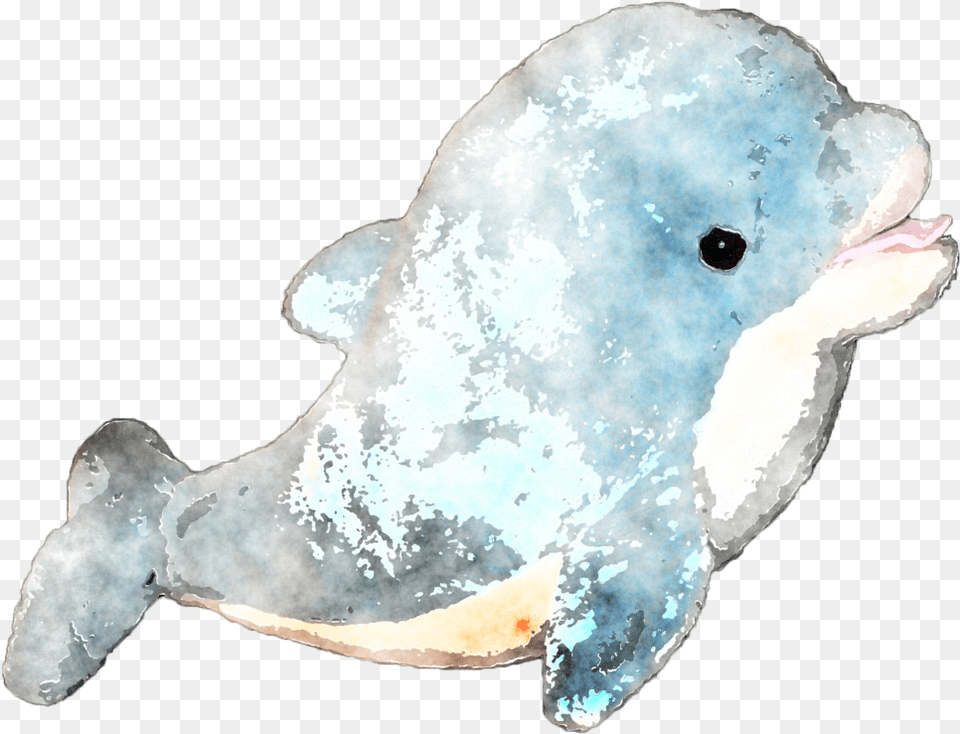 Clip Art Seal Watercolor Dolphin Watercolor, Animal, Sea Life, Mammal, Beluga Whale Free Transparent Png