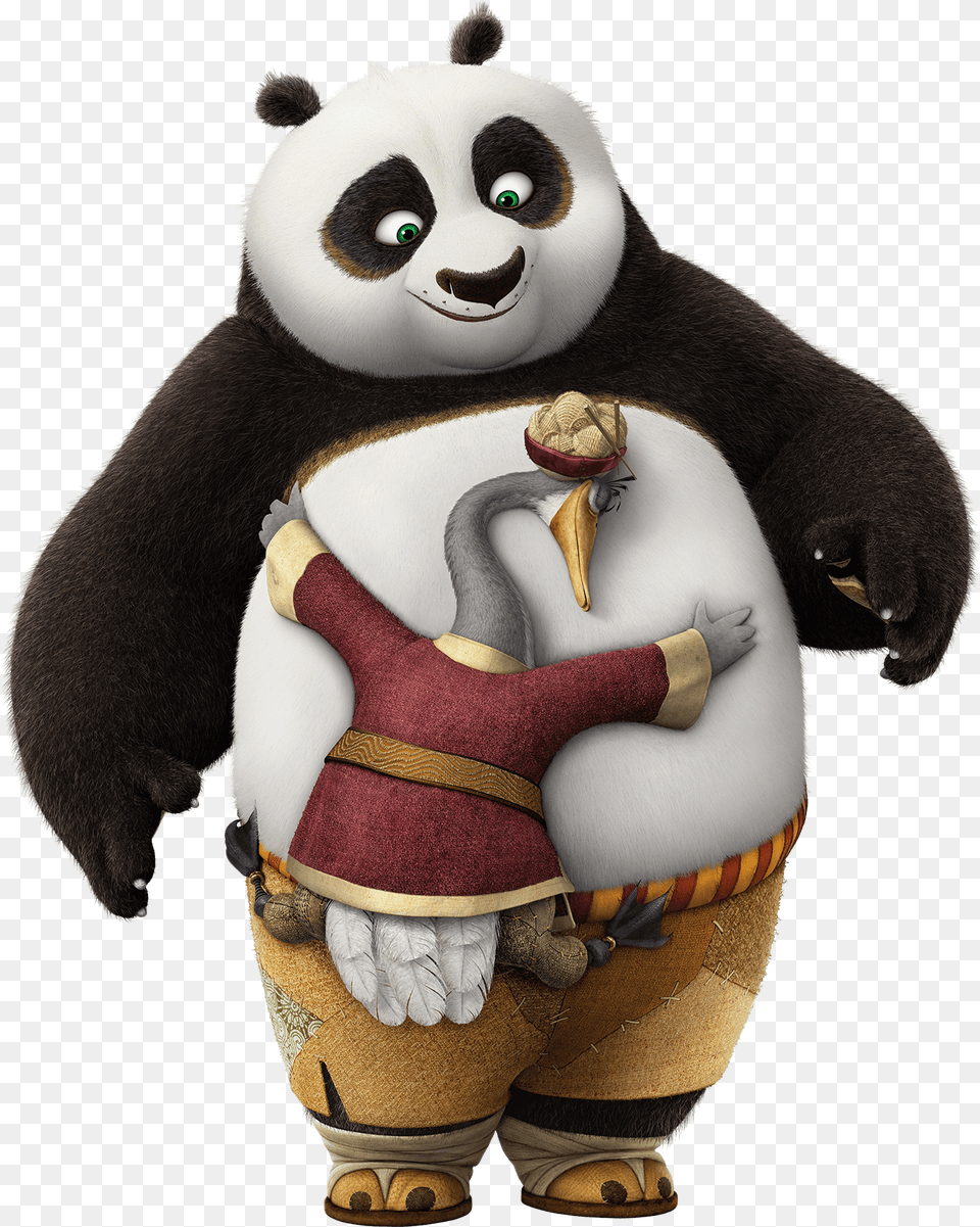 Clip Art Shifu Kung Fu Panda Animal Kung Fu Panda Po And Mr Ping, Baby, Person, Wildlife, Mammal Free Png Download