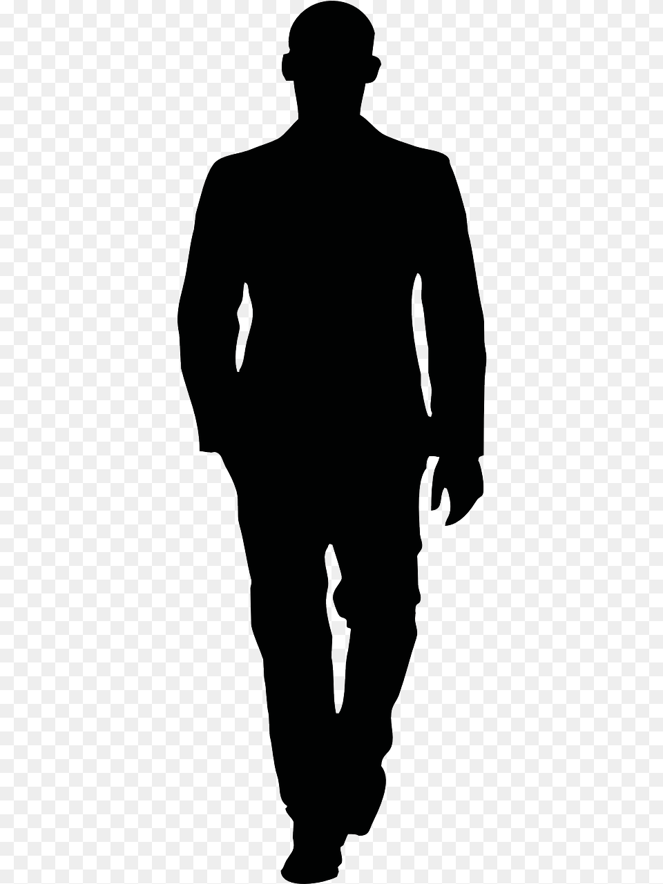 Clip Art Silhouette Walking Vector Graphics Person Walking Forward Silhouette, Adult, Male, Man, Head Png Image