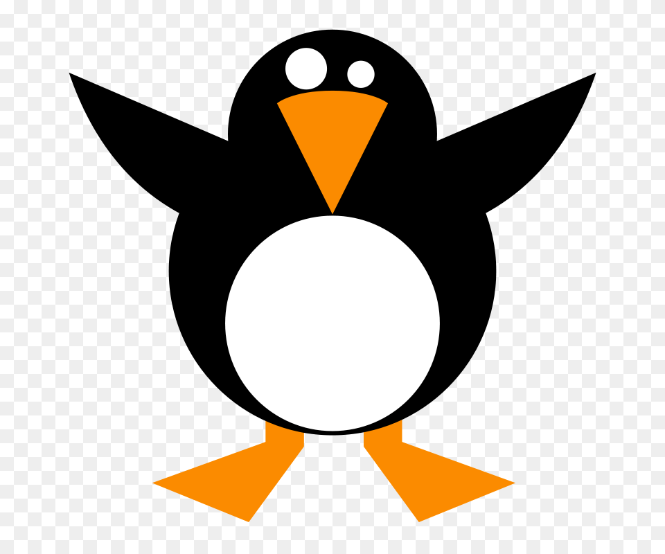 Clip Art Simple Penguin Free Png Download