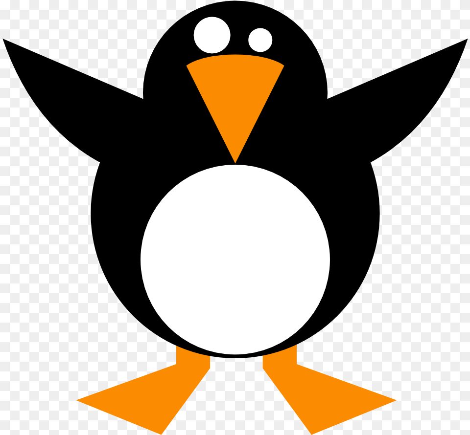 Clip Art Simple Penguin Linux Scallywag March Clipart Simple Clipart, Astronomy, Moon, Nature, Night Png