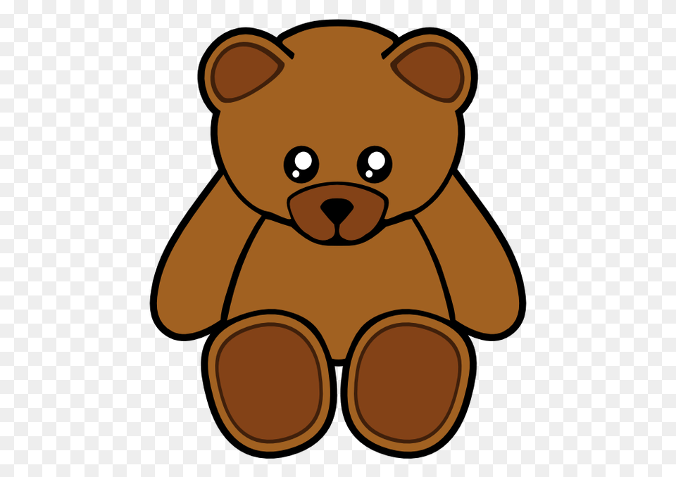 Clip Art Simple Teddy Bear, Teddy Bear, Toy, Animal, Mammal Png Image