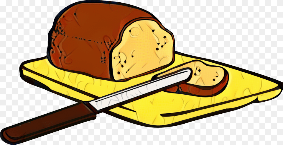 Clip Art Sliced Bread Vector Graphics Loaf Bread And Knife Clipart, Food, Clothing, Hat Png Image