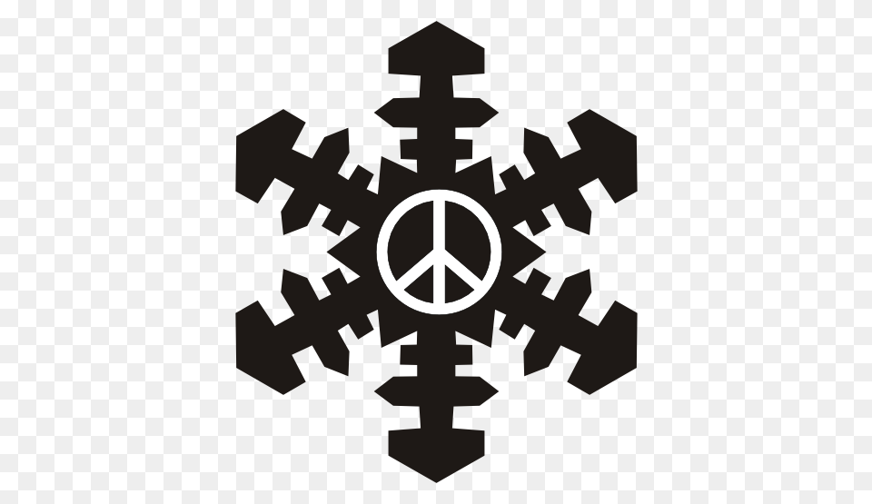 Clip Art Snowflake Christmas Xmas Holiday Peace, Nature, Outdoors, Snow Free Png Download