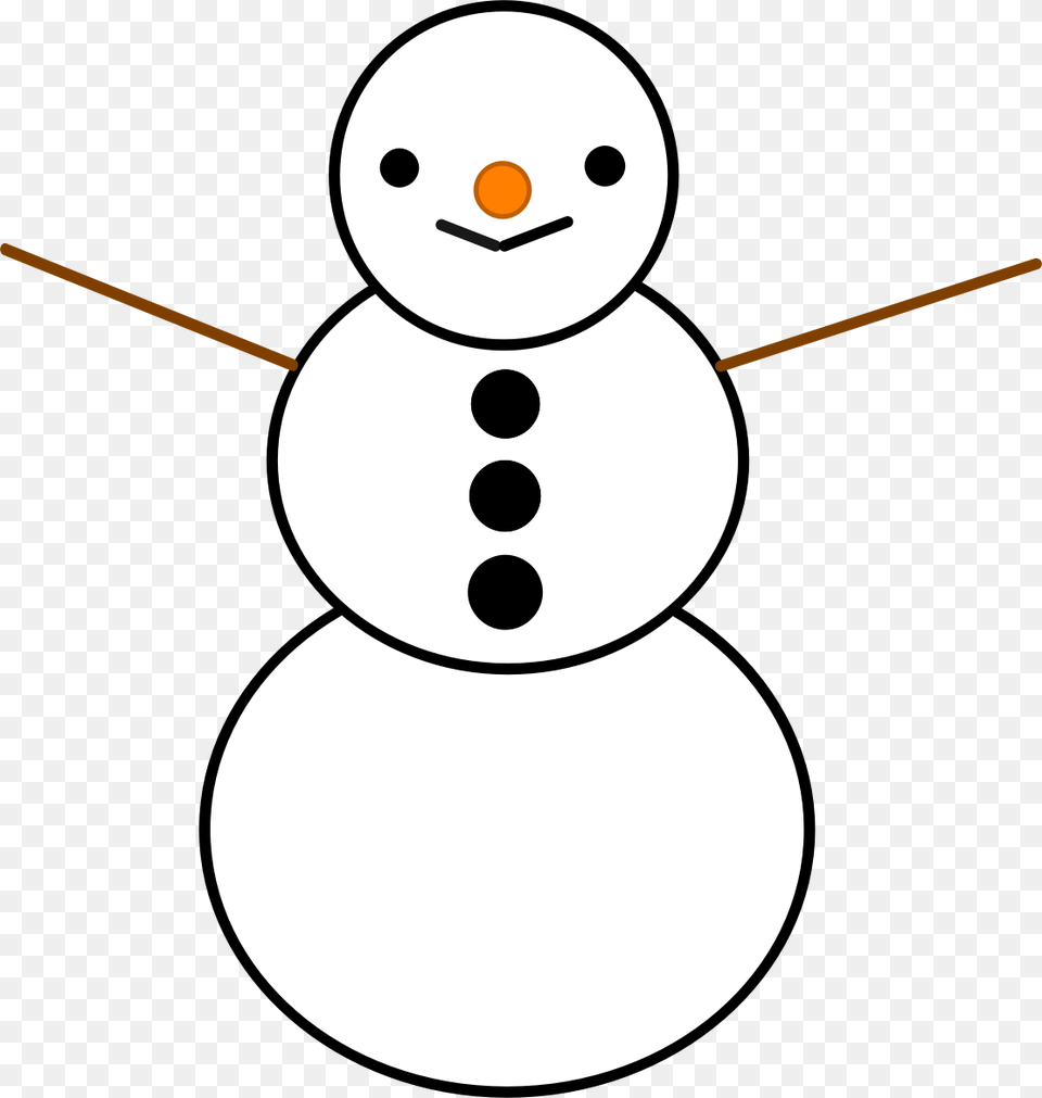 Clip Art Snowman, Nature, Outdoors, Winter, Snow Free Transparent Png