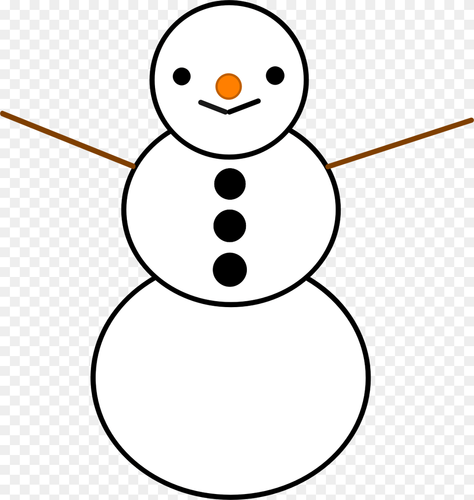 Clip Art Snowman Clipart Picture Of Snow Man, Nature, Outdoors, Winter, Face Png Image