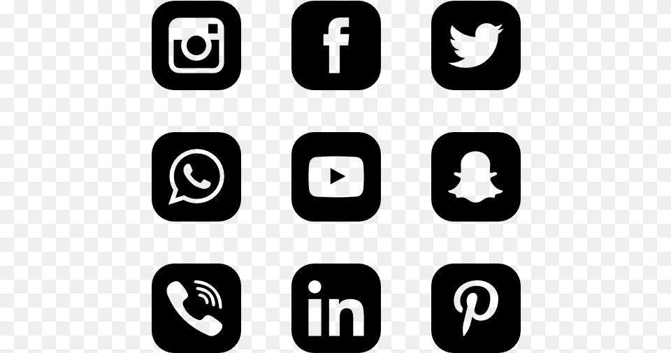 Clip Art Social Media Icons, Gray Png