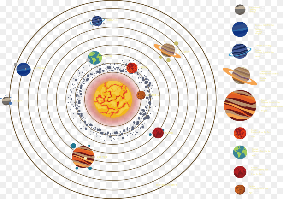Clip Art Solar System Icon Transprent Transparent Background Solar System Transparent, Sphere Free Png Download