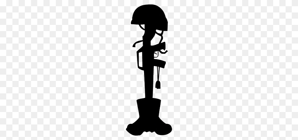 Clip Art Soldier Cross Battlefield Clipart Pencil And In Color, Silhouette, Clothing, Hardhat, Helmet Png