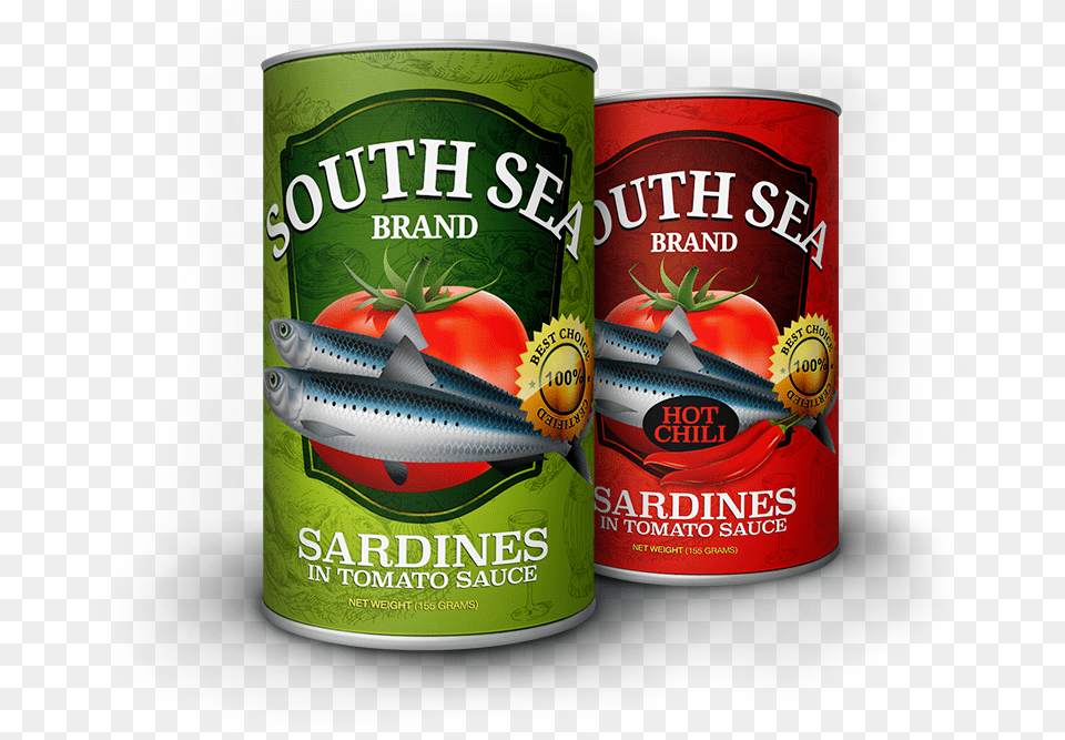 Clip Art South Sea Brand Packaging Thunnus, Tin, Aluminium, Can, Canned Goods Png Image