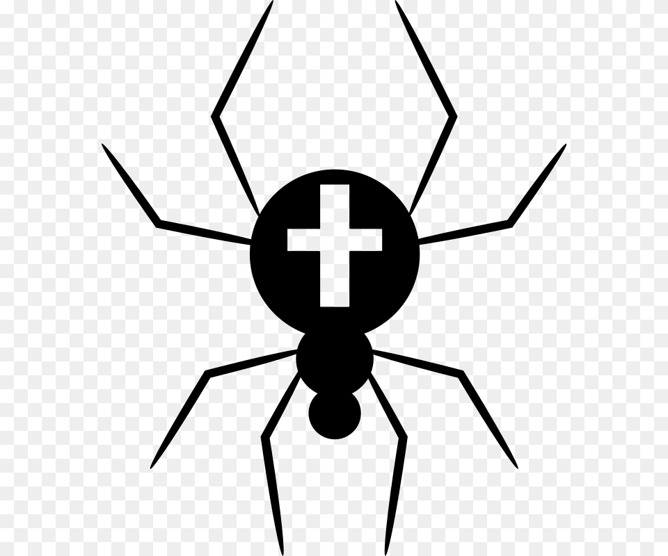 Clip Art Spider, Gray Free Transparent Png