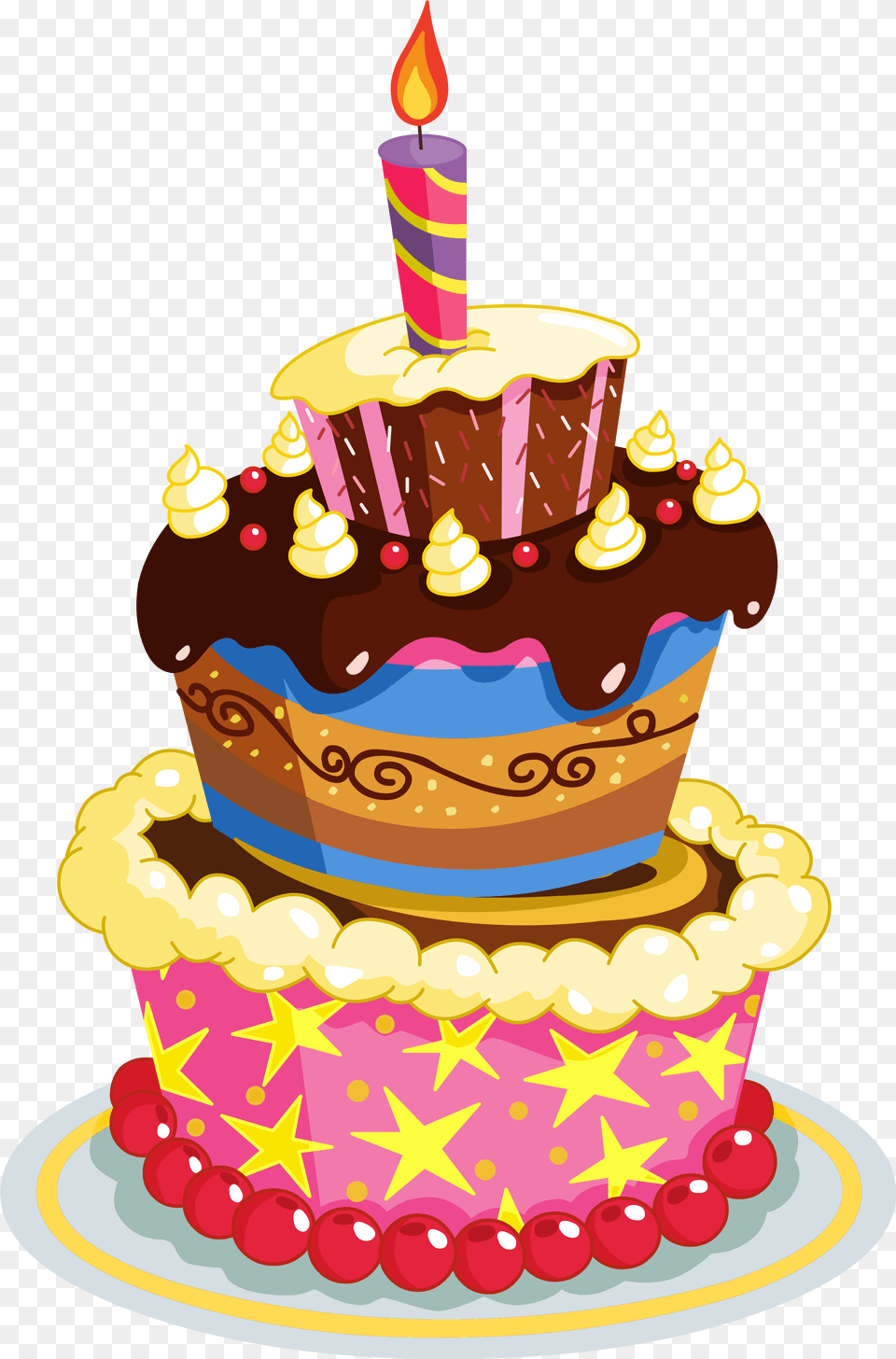 Clip Art St Clip Art 1 Birthday Cake, Birthday Cake, Cream, Dessert, Food Free Transparent Png