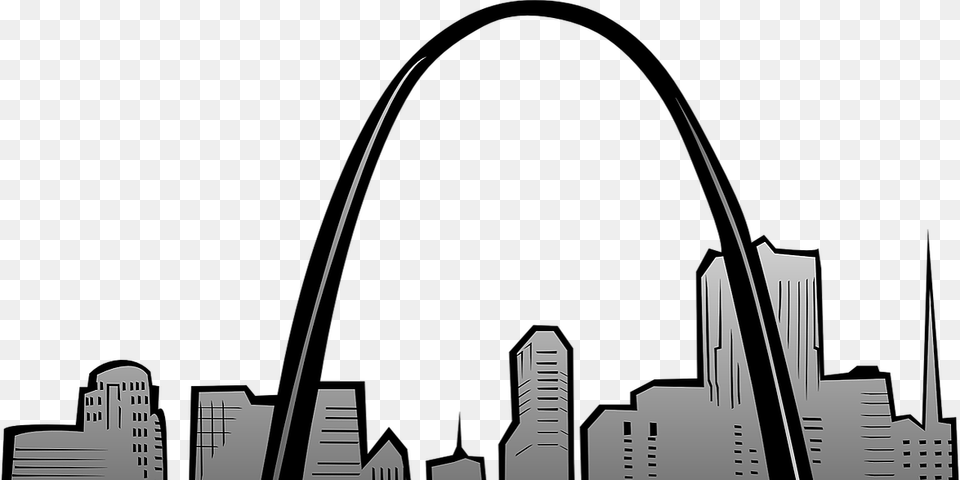 Clip Art St Louis Arch, Architecture, Urban, City, Metropolis Free Png