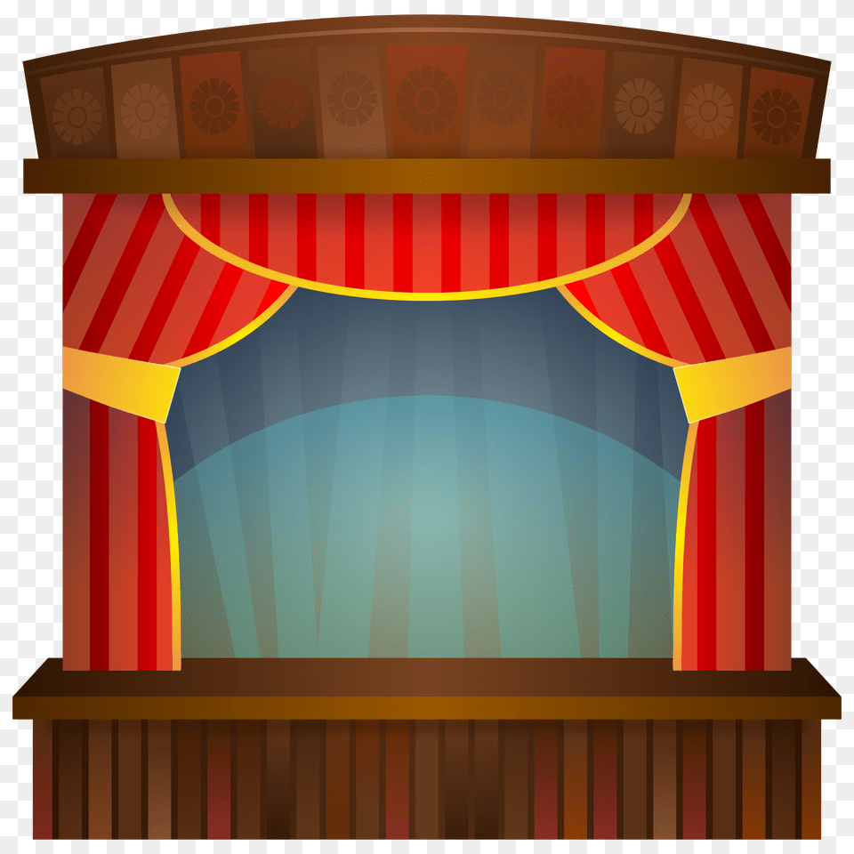 Clip Art Stage Viscious Speed Scallywag March, Theater, Indoors, Furniture, Infant Bed Png Image