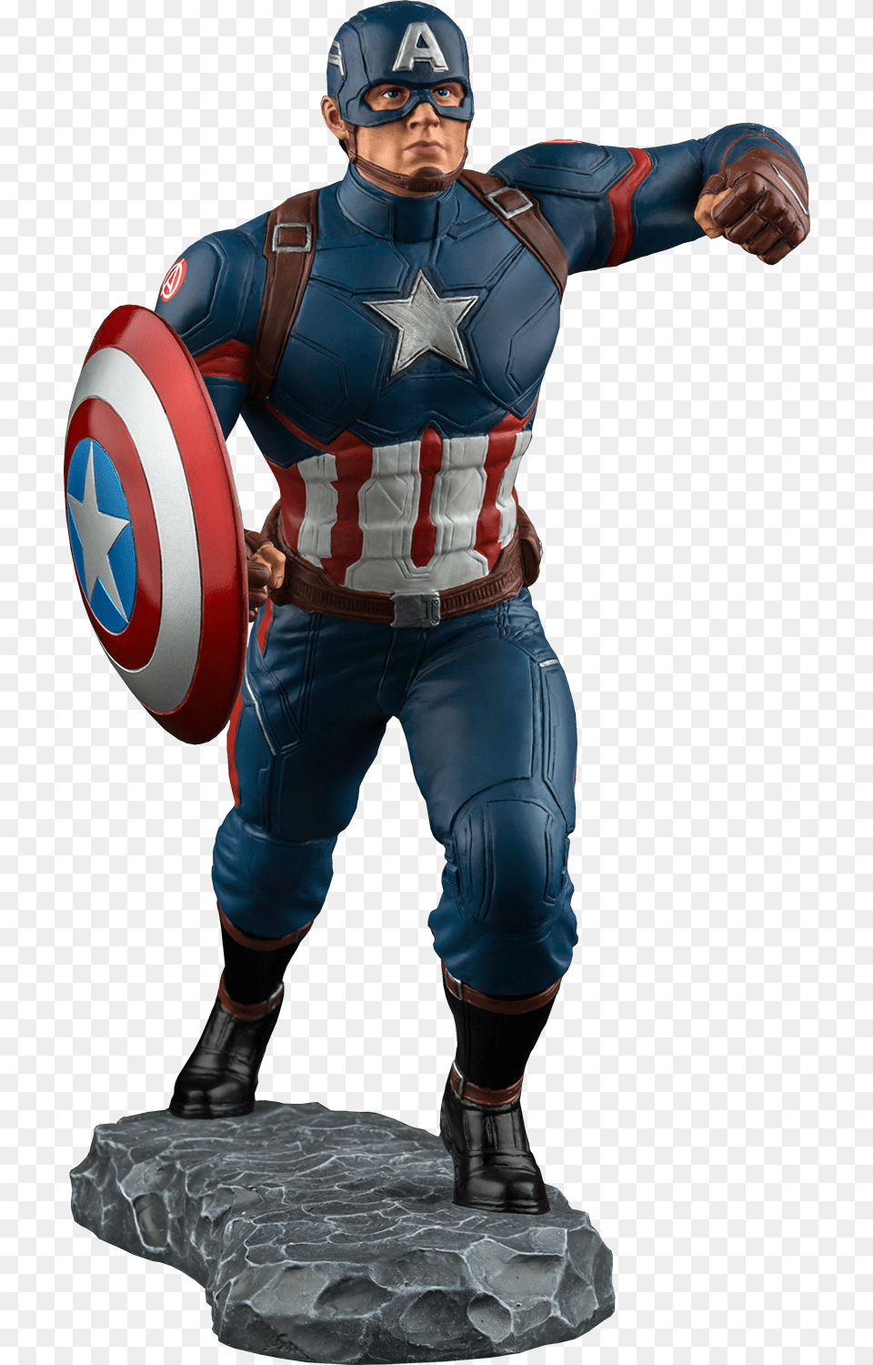 Clip Art Steve Rogers Scale Limited Marvel Milestones Statue Civil War Movie Captain America, Adult, Person, Man, Male Png Image