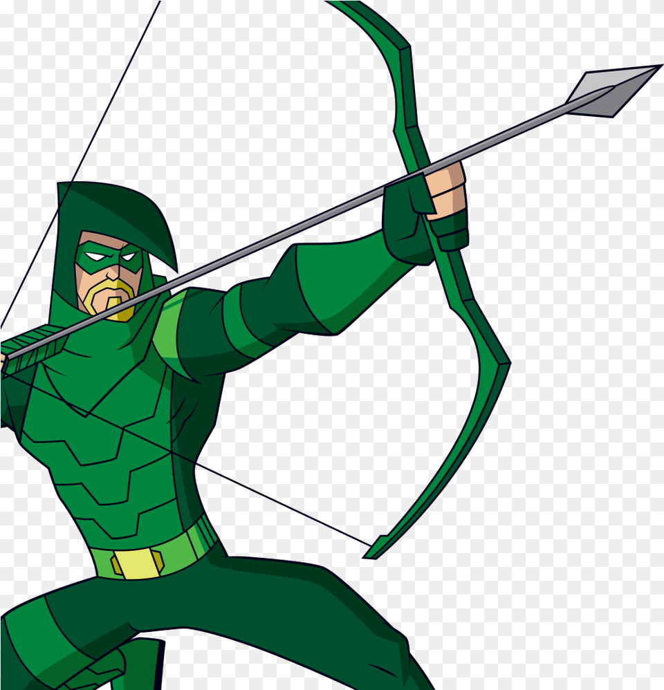 Clip Art Stock Green Arrow Batman Booster Dc Superhero Dc Super Hero Girls Green Arrow, Archer, Archery, Bow, Person Free Transparent Png