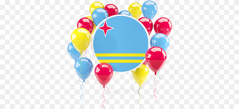Clip Art Stock Round Flag With Balloons Usa Flag Balloons, Balloon Free Png Download