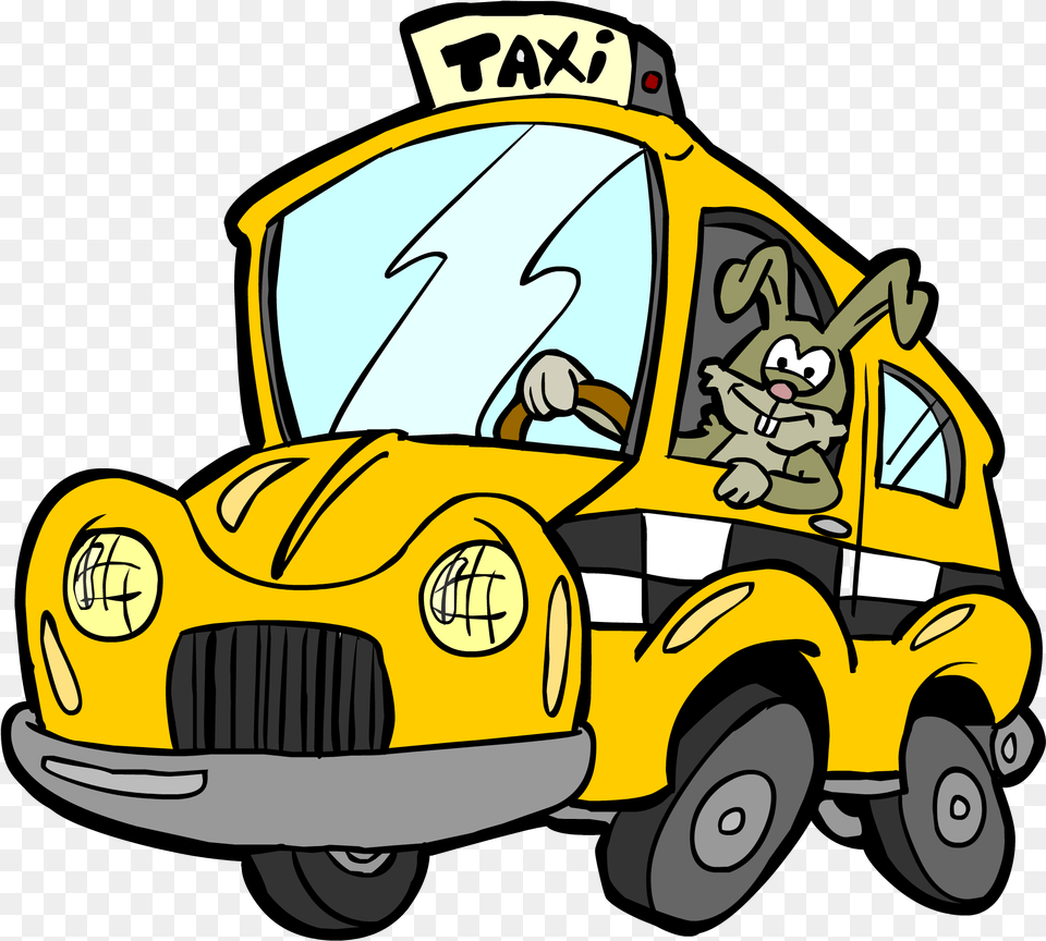 Clip Art Stock Taxi Cartoon Taxi Auto Comic, Car, Transportation, Vehicle, Machine Png
