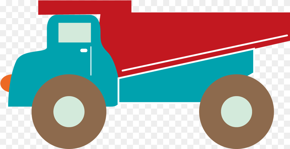 Clip Art Stock Vector Cartoon Dump Truck Flat Truck Caminho Desenho, Carriage, Vehicle, Transportation, Wagon Png