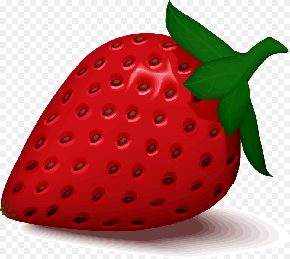 Clip Art Strawberry Clip Art Red Strawberry, Produce, Plant, Fruit, Food Free Png