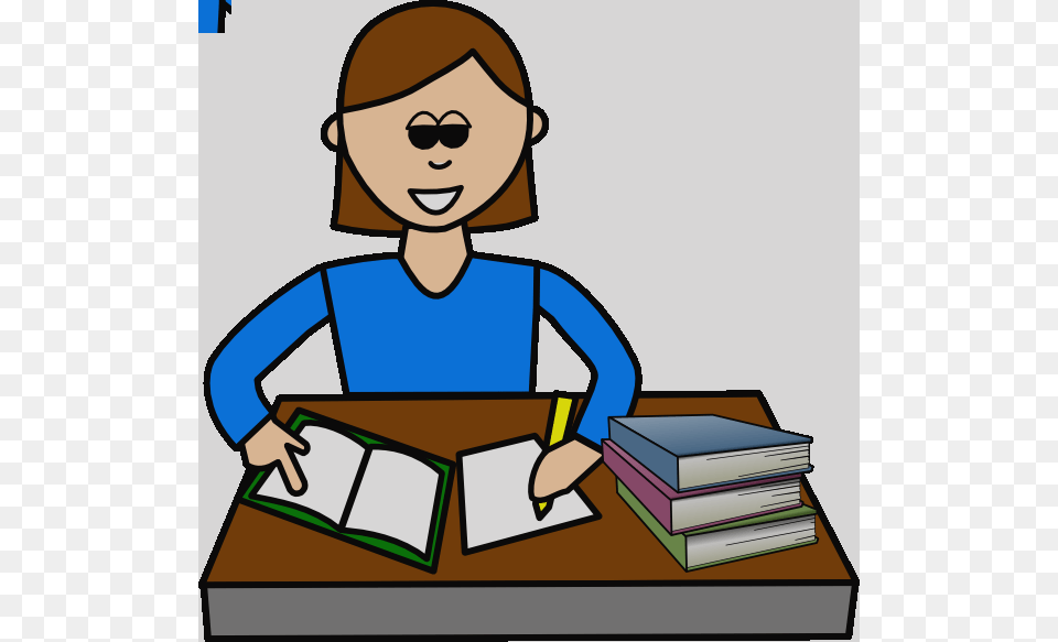 Clip Art Student Studying Science Clipart, Person, Reading, Baby, Face Free Png Download