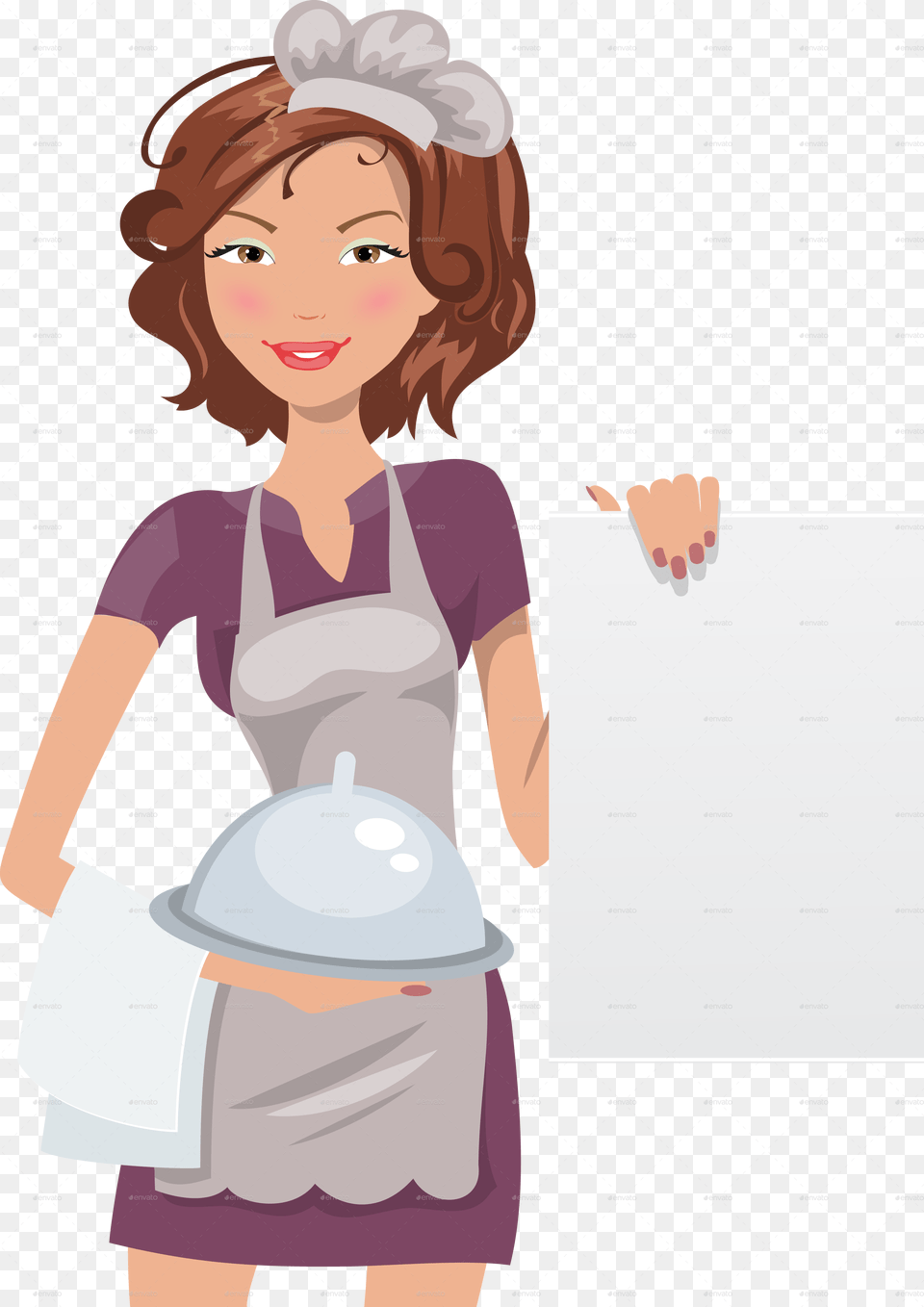 Clip Art Svg Royalty Chef Woman Vektor, Child, Female, Girl, Person Free Png Download