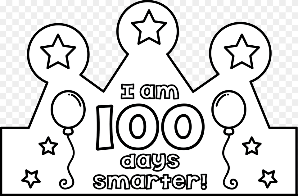 Clip Art Th Of School 100th Day Of School Hat, Symbol, Star Symbol Free Transparent Png