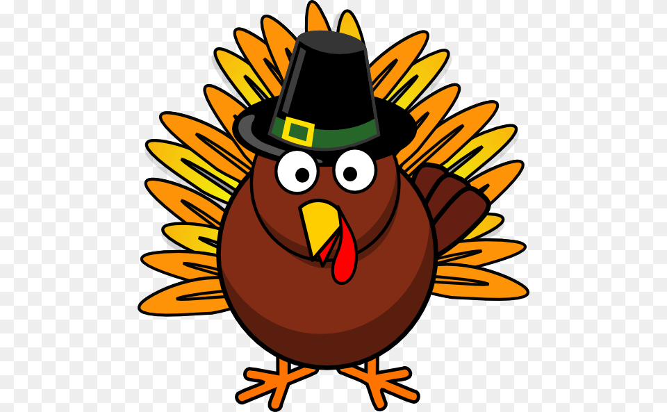 Clip Art Thanksgiving Turkey, Clothing, Hat, Animal, Bird Png Image