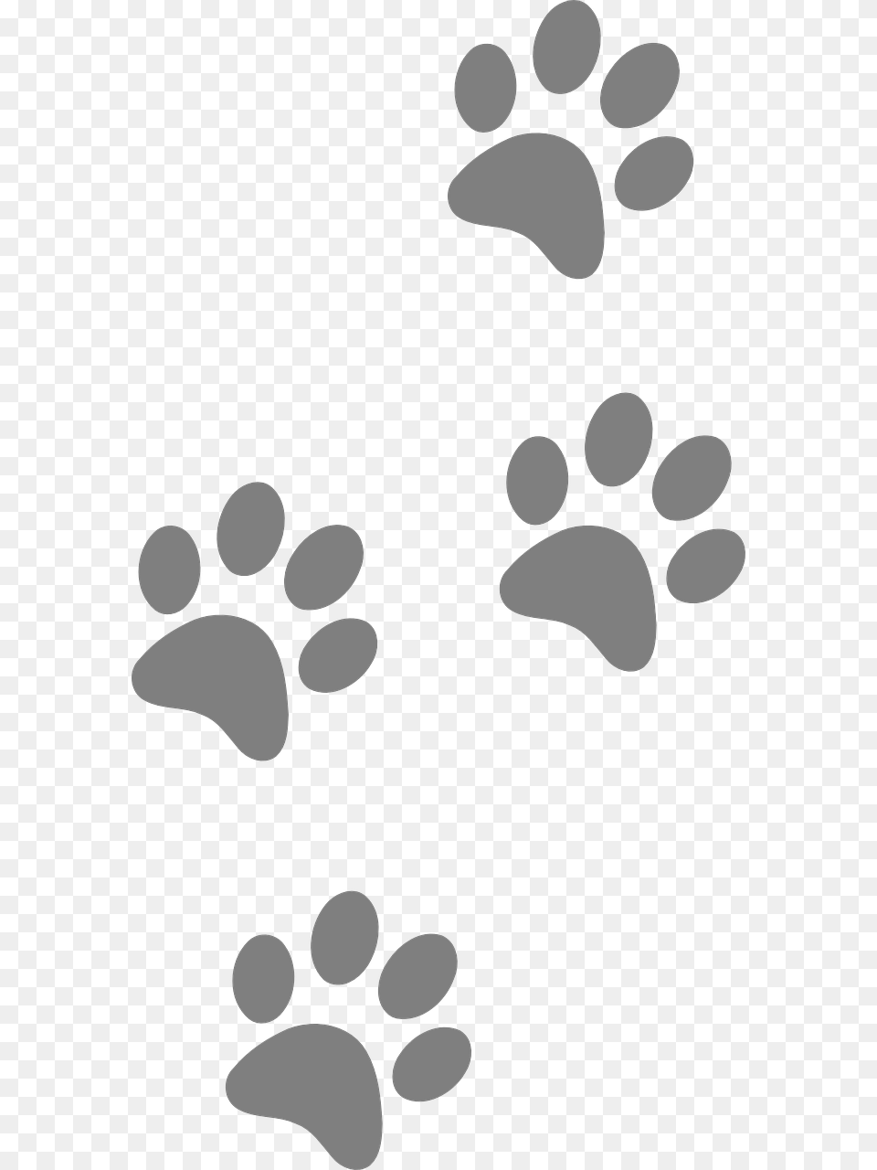 Clip Art Tiger Paws, Footprint Png