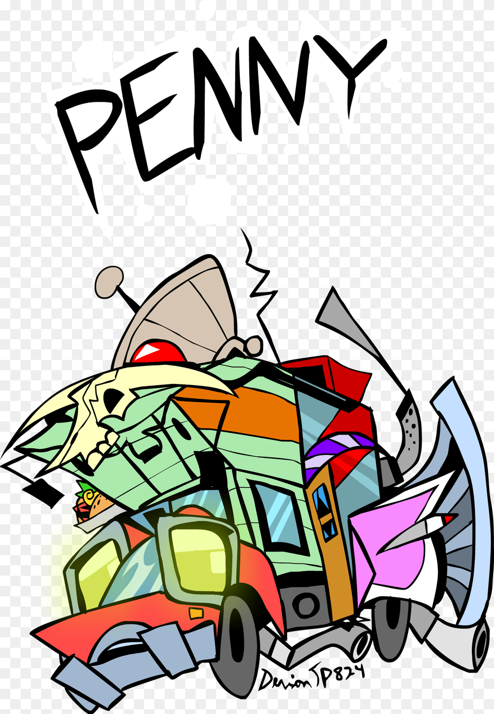 Clip Art Time Machine Clip Art, Graphics, Bulldozer, Book, Comics Free Transparent Png