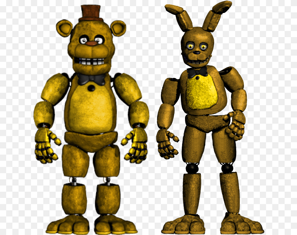Clip Art And Spring Bonnie Remake Cuz I Stage 01 Spring Bonnie, Toy, Robot Free Transparent Png