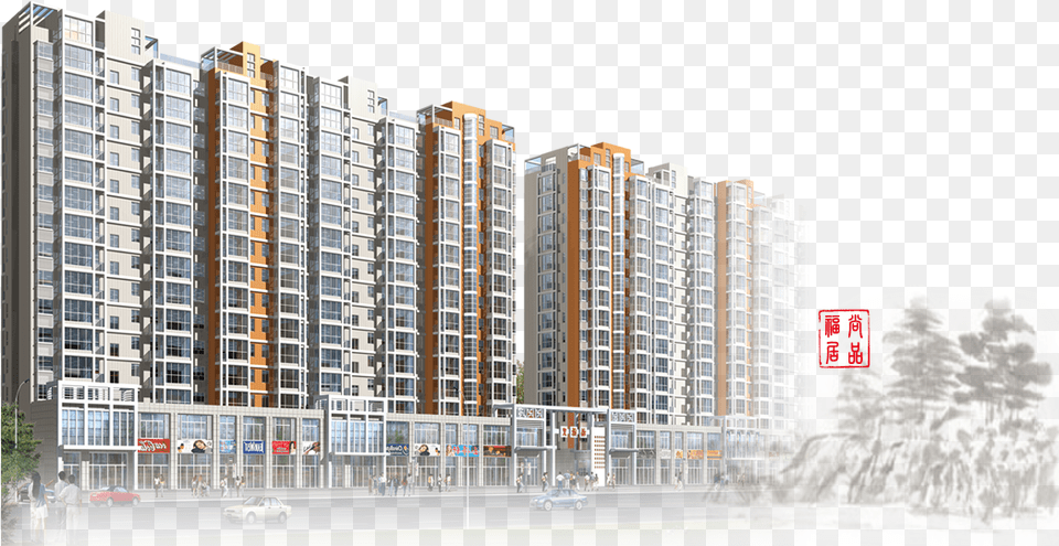 Clip Art Library Build Vector Condominium, Apartment Building, Urban, Housing, High Rise Free Transparent Png
