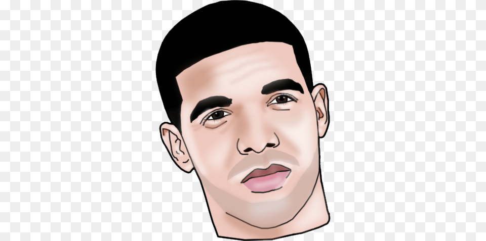Clip Art Transparent Psd Official Psds Share This Image Drake Cartoon Transparent, Portrait, Face, Photography, Head Free Png Download