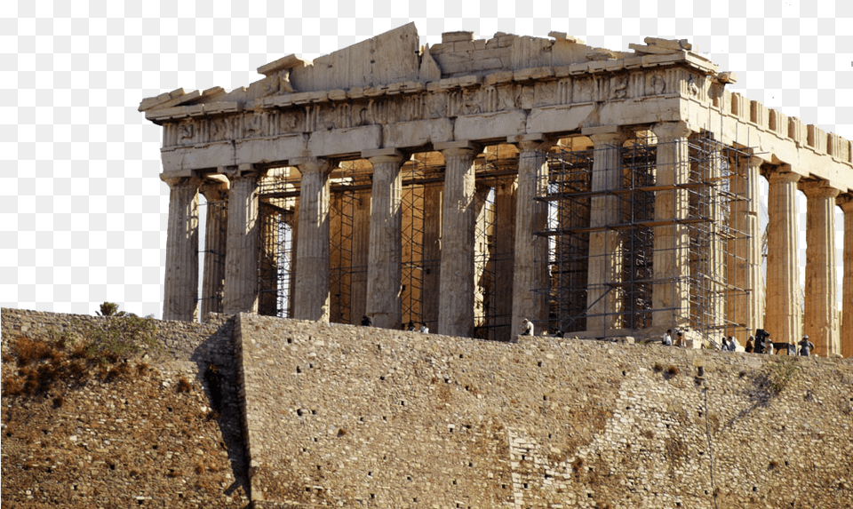Clip Art Transparent Stock Ancient Greece Hd, Architecture, Building, Parthenon, Person Free Png Download