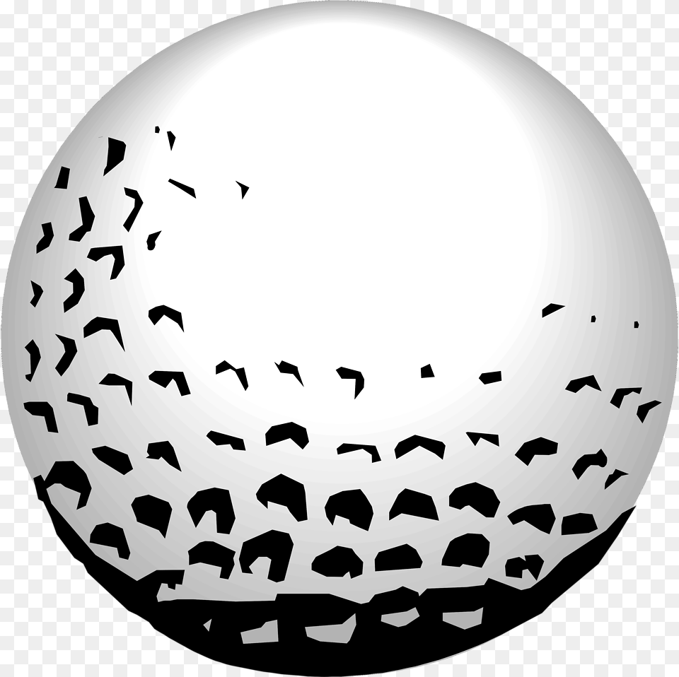 Clip Art Transparent Stock Clipart Golf Ball Golf Ball Shower Curtain, Sphere, Golf Ball, Sport Free Png