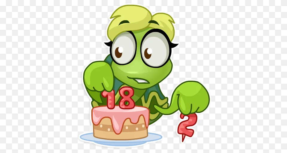 Clip Art Tree Frog Sticker Produce, Green, Birthday Cake, Food, Dessert Free Png