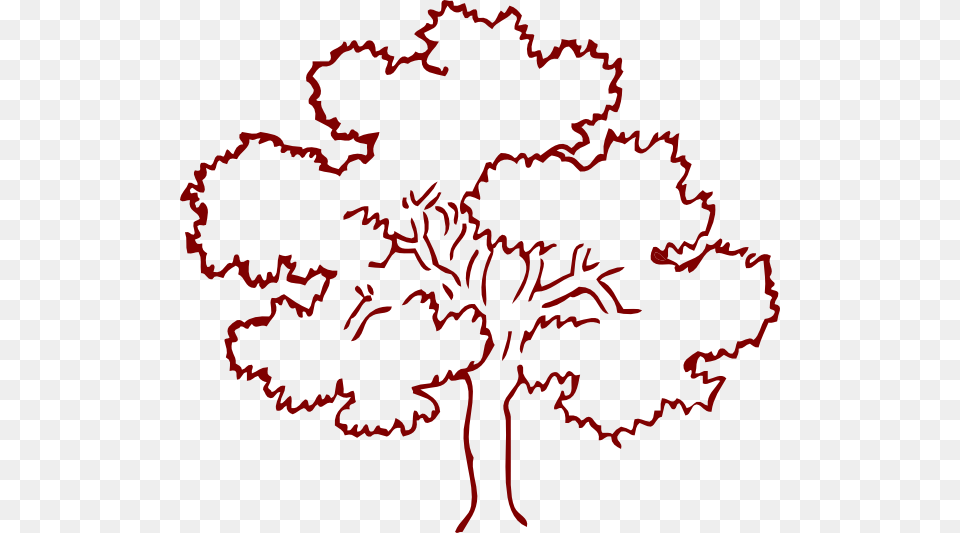 Clip Art Tree Outline Clipart Tree Outline, Carnation, Flower, Pattern, Plant Free Png Download