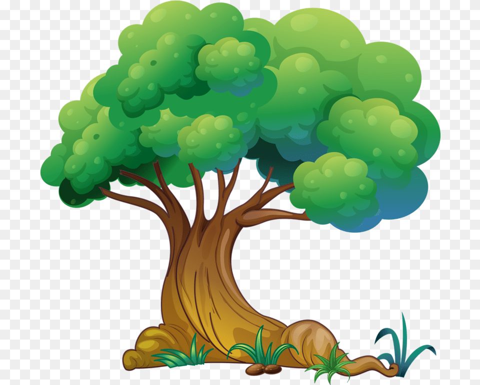 Clip Art Tree Unique Arbres, Plant, Green, Painting, Vegetation Free Png Download