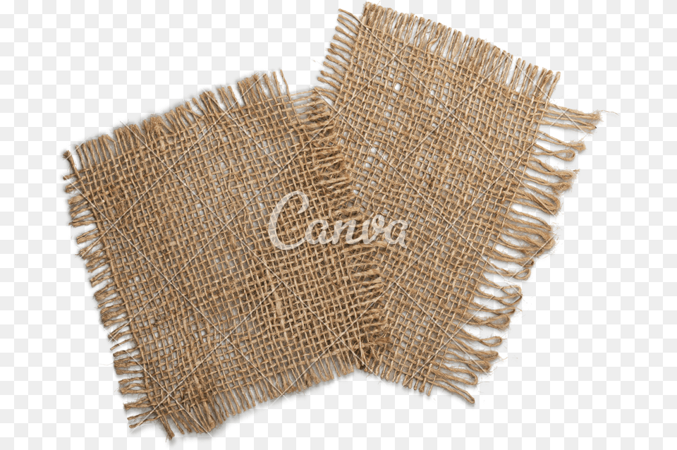 Clip Art Two Napkins Isolated On Woven Fabric, Bag, Person, Weaving, Home Decor Free Png Download