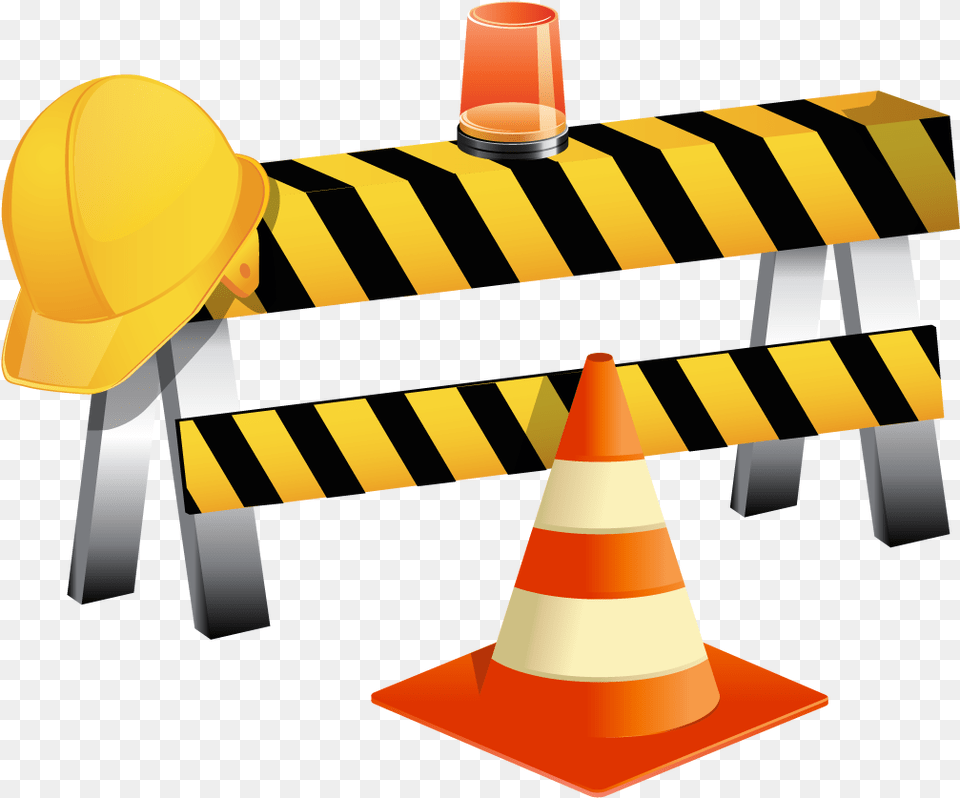 Clip Art Vector Flagger Working On Road Construction, Fence, Clothing, Hardhat, Helmet Png Image