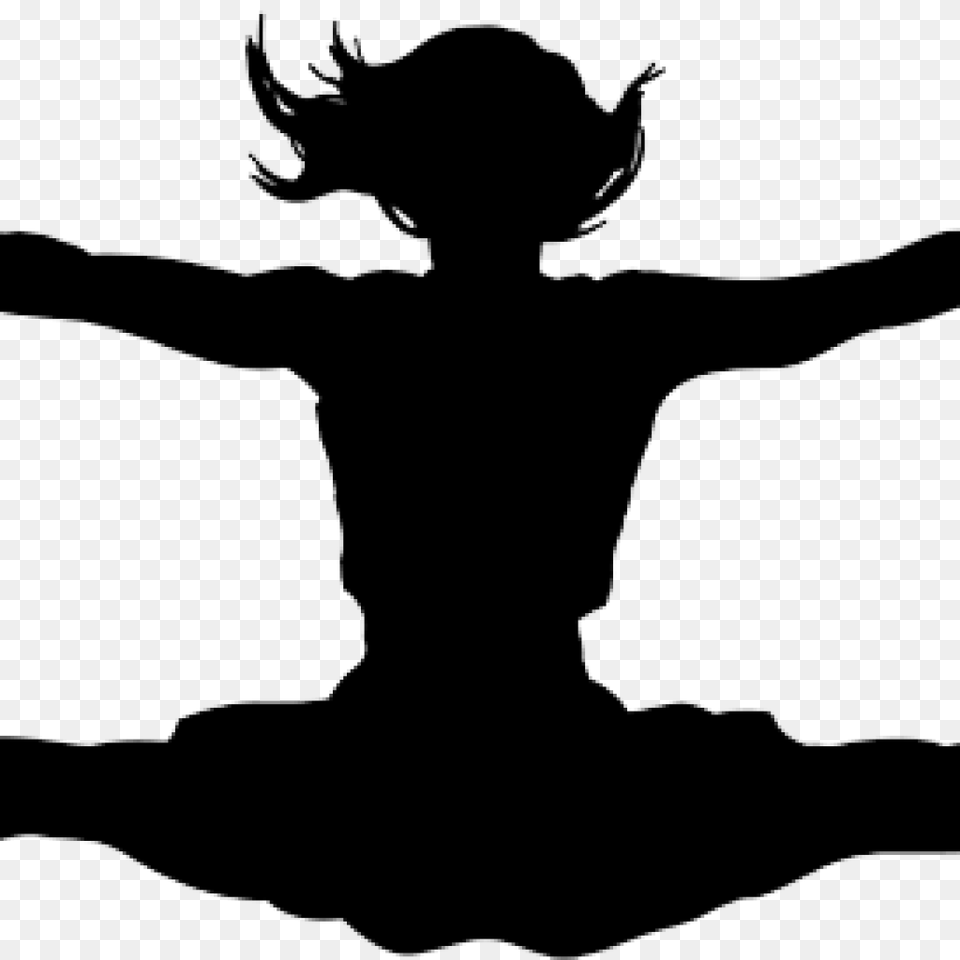 Clip Art Vector Graphics Cheerleading Image, Silhouette, Dancing, Leisure Activities, Person Free Transparent Png