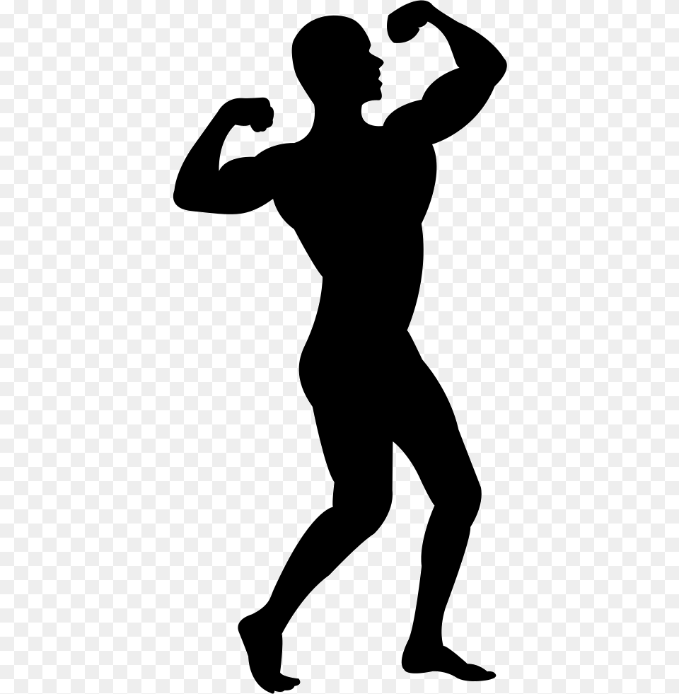 Clip Art Vector Graphics Silhouette Man Muscle Man Icon, Adult, Male, Person, Stencil Png Image