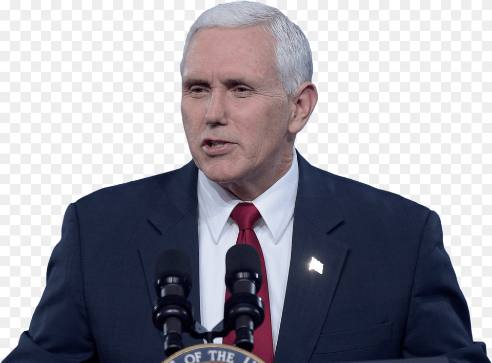 Clip Art Vice President Visits Louisiana Mike Pence, Man, Adult, Suit, Clothing Free Png Download